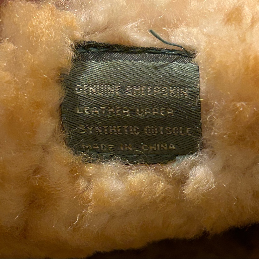 Cloud Nine Sheepskin Moccasin Slippers Slip On Loafers Leather Fur Men 10 - Picture 9 of 11
